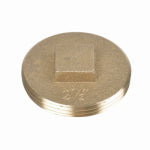 OATEY Oatey 42371 Cleanout Pipe Plug, 2-1/2 in, MNPT, Raised Head, Brass PLUMBING, HEATING & VENTILATION OATEY