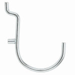 ASSA ABLOY AMERICAS RESIDENTIALI NC Curved Pegboard Hooks, Zinc Plated, 1-1/2 In., 5-Pk.