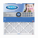 PPA INDUSTRIES 20x20 x 1 In. MERV13 Furnace Filter, 90 Days