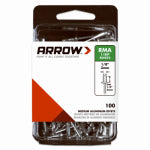 ARROW FASTENER CO Rivets, Medium, Aluminum, 1/8 x 1/4-In., 100-Ct. HARDWARE & FARM SUPPLIES ARROW FASTENER CO
