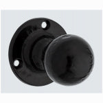 ASSA ABLOY AMERICAS RESIDENTIALI NC Decorative Knob Pull, Black