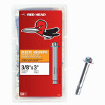 ITW BRANDS 3/8" x 3" Hex Sleeve Anchor 50-Ct. HARDWARE & FARM SUPPLIES ITW BRANDS