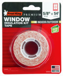 FROST KING Frost King V5854 Window Insulation Tape, 5/8 in W, 54 ft L, Polyethylene, Clear HARDWARE & FARM SUPPLIES FROST KING