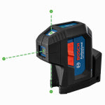 S-B POWER TOOL Bosch GPL100-30G Three-Point Alignment Laser Level, 125 ft, +/-1/8 in at 30 ft Accuracy, 2-Beam, Green Laser TOOLS S-B POWER TOOL