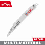MILWAUKEE ELECTRIC TOOL CORP Sawzall Wrecker Reciprocating Saw Blades, 7/11 TPI, 9 In., 25-Pk. TOOLS MILWAUKEE ELECTRIC TOOL CORP