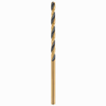 DEWALT DEWALT DW1108 Jobber Drill Bit, 1/8 in Dia, 2-3/4 in OAL, Parabolic Flute, 1/8 in Dia Shank, Round Shank TOOLS DEWALT