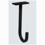 ASSA ABLOY AMERICAS RESIDENTIALI NC Ceiling Hook, Black, 50-Lb. Load, 5 In. HARDWARE & FARM SUPPLIES ASSA ABLOY AMERICAS RESIDENTIALI NC
