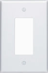 LEVITON MFG CO WH 1G OVERS ROCKR PLATE ELECTRICAL LEVITON MFG CO