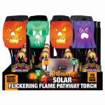 SHAWSHANK LEDZ Spooky Halloween Solar Stake Light, 15 In., Assorted