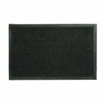 SPORTS LICENSING SOLUTIONS LLC Floor Mat, Dual Rib Black, Indoor/Outdoor, 18 x 28 In.