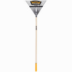 AMES COMPANIES, THE Steel Leaf Rake, 22 Tines, Wood Handle LAWN & GARDEN AMES COMPANIES, THE