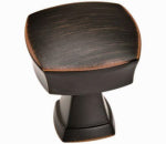 AMEROCK Stature Cabinet Knob, Oil-Rubbed Bronze, 1-1/4 In.