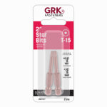 GRK FASTENERS GRK Fasteners 187427 Drive Bit, T15 Drive, Star Drive, Hex Shank, 2 in L, Steel HARDWARE & FARM SUPPLIES GRK FASTENERS
