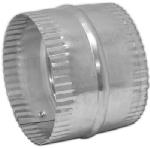 LAMBRO INDUSTRIES Aluminum Duct Connector, Flexible, 6 In. Galvanized Pipe PLUMBING, HEATING & VENTILATION LAMBRO INDUSTRIES