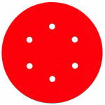 DIABLO Diablo DCD060220H10G Sanding Disc, 6 in Dia, 220 Grit, Ultra Fine, Ceramic Abrasive, Hook-and-Loop Backing, 6-Hole TOOLS DIABLO
