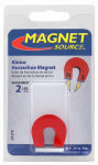 MASTER MAGNETICS Alnico Horseshoe Magnet with Keeper - 2 Lb. Pull