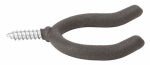 ASSA ABLOY AMERICAS RESIDENTIALI NC Double Screw Hook, Black Vinyl Coated, Large HARDWARE & FARM SUPPLIES ASSA ABLOY AMERICAS RESIDENTIALI NC