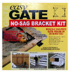 HOMAX Homax 80099 No-Sag Gate Kit, Steel, Black, Powder-Coated, For: Fence, Driveway, Corral, Shed, Deck Gates HARDWARE & FARM SUPPLIES HOMAX