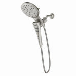 MOEN INC/FAUCETS 8-Spray Rainshower + Handheld Shower Head, Chrome, 7 In.