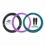 GET POWER GetPower GP-XL-BRDC-L Power Delivery Braided Charging Cable, USB-C, Apple Lightning, 10 ft Cable, Multi-Color ELECTRICAL GET POWER