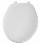 MAYFAIR Mayfair 92B-000 Toilet Seat, Round, Plastic, White, Top-Tite Hinge, For: Round Bowls PLUMBING, HEATING & VENTILATION MAYFAIR