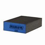 DIABLO Diablo DFBLBLOMFN01G Large Flat Edge Sanding Sponge, 5 in L, 3 in W, 220 Grit, Ultra Fine, Aluminum Oxide Abrasive BUILDING MATERIALS DIABLO