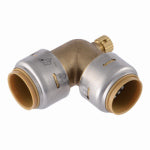 SHARKBITE/CASH ACME 90-Degree Pipe Elbow with Drain / Vent, 3/4 x 1/8 In.