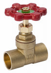 B&K LLC ProLine Gate Valve, Brass, 1/2 In. PLUMBING, HEATING & VENTILATION B&K LLC
