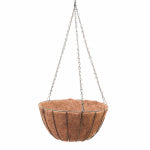 PANACEA PRODUCTS CORP-IMPORT Growers Hanging Basket With Coco Liner, Green Steel, 12-In.