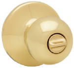ASSA ABLOY AMERICAS RESIDENTIALINC. Security Polo Privacy Lockset, Polished Brass