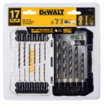 DEWALT ACCESSORIES 17-Pc. Black & Gold HSS Drill Bit Set, Impact Ready, Hex Shank TOOLS DEWALT ACCESSORIES