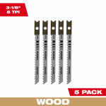 MILWAUKEE Milwaukee 48-42-0240 Saw Blade, 7/32 in W, 3-1/8 in L, 8 TPI TOOLS MILWAUKEE