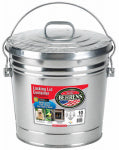 BEHRENS MANUFACTURING Behrens 6110 Locking Lid Can, 10 gal Capacity, Galvanized Steel, Silver CLEANING & JANITORIAL SUPPLIES BEHRENS MANUFACTURING