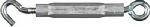 ASSA ABLOY AMERICAS RESIDENTIALI NC Hook & Eye Turnbuckle, Zinc, 3/16 x 5-1/2 In.