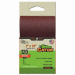 ALI INDUSTRIES Sanding Belts, Aluminum Oxide, 120-Grit, 3 x 18 In., 2-Pk.