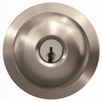 SCHLAGE LOCK Schlage F Series F51A PLY 619 Entry Knob, Plymouth, Knob Handle, Satin Nickel, C Keyway, 2-3/4 in Dimensions, Yes HARDWARE & FARM SUPPLIES SCHLAGE LOCK
