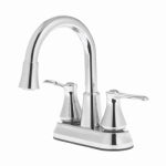 HOMEWERKS WORLDWIDE LLC Two-Handle Bathroom Faucet, LED Light, Pop-Up Drain, Chrome PLUMBING, HEATING & VENTILATION HOMEWERKS WORLDWIDE LLC