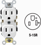 LEVITON MFG CO WHT DUPLEX OUTLET ELECTRICAL LEVITON MFG CO