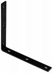 ASSA ABLOY AMERICAS RESIDENTIALI NC Corner Brace, Black Steel, 12-1/4 In.