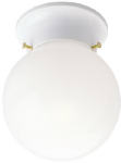 WESTINGHOUSE LIGHTING CORP 6-Inch Single-Light Ceiling Fixture ELECTRICAL WESTINGHOUSE LIGHTING CORP