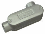 HALEX/SCOTT FETZER Threaded Oval Conduit Body, Type LR, 1/2-In. ELECTRICAL HALEX/SCOTT FETZER