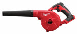 MILWAUKEE Milwaukee M18 0884-20 Compact Blower, Tool Only, 18 V, Lithium-Ion, 3 -Speed, 100 cfm Air OUTDOOR LIVING & POWER EQUIPMENT MILWAUKEE