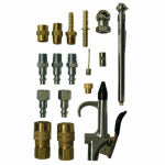 MILTON INDUSTRIES 17-Pc. Air Compressor Accessory Kit, Brass & Steel TOOLS MILTON INDUSTRIES