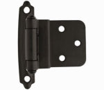AMEROCK Amerock BPR3428FB Cabinet Hinge, 180 deg Hinge Opening, 3/8 in Inset, Self-Closing Close, Matte HARDWARE & FARM SUPPLIES AMEROCK