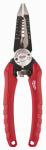 MILWAUKEE Milwaukee 48-22-3079 Wire Plier, 7-3/4 in OAL, 1-1/2 in Jaw Opening, Black/Red Handle, Durable Grips Handle ELECTRICAL MILWAUKEE