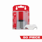 MILWAUKEE ELECTRIC TOOL CORP Hook Utility Knife Blades w/ Dispenser, 50-Pk.