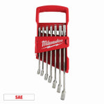 MILWAUKEE ELECTRIC TOOL CORP 7-Pc. Combination Wrench Set, SAE TOOLS MILWAUKEE ELECTRIC TOOL CORP