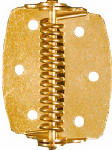 ASSA ABLOY AMERICAS RESIDENTIALI NC Spring Hinge, Brass, 2 In., 2-Pk.