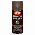 KRYLON DIVERSIFIED BRANDS Fusion All-In-One Spray Paint + Primer, Satin Otter Brown, 12-oz. PAINT KRYLON DIVERSIFIED BRANDS