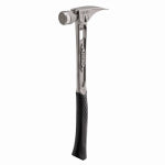 MILWAUKEE ELECTRIC TOOL CORP Stiletto TiBone Titanium Framing Hammer, Milled Face, Curved Handle, 15 oz.